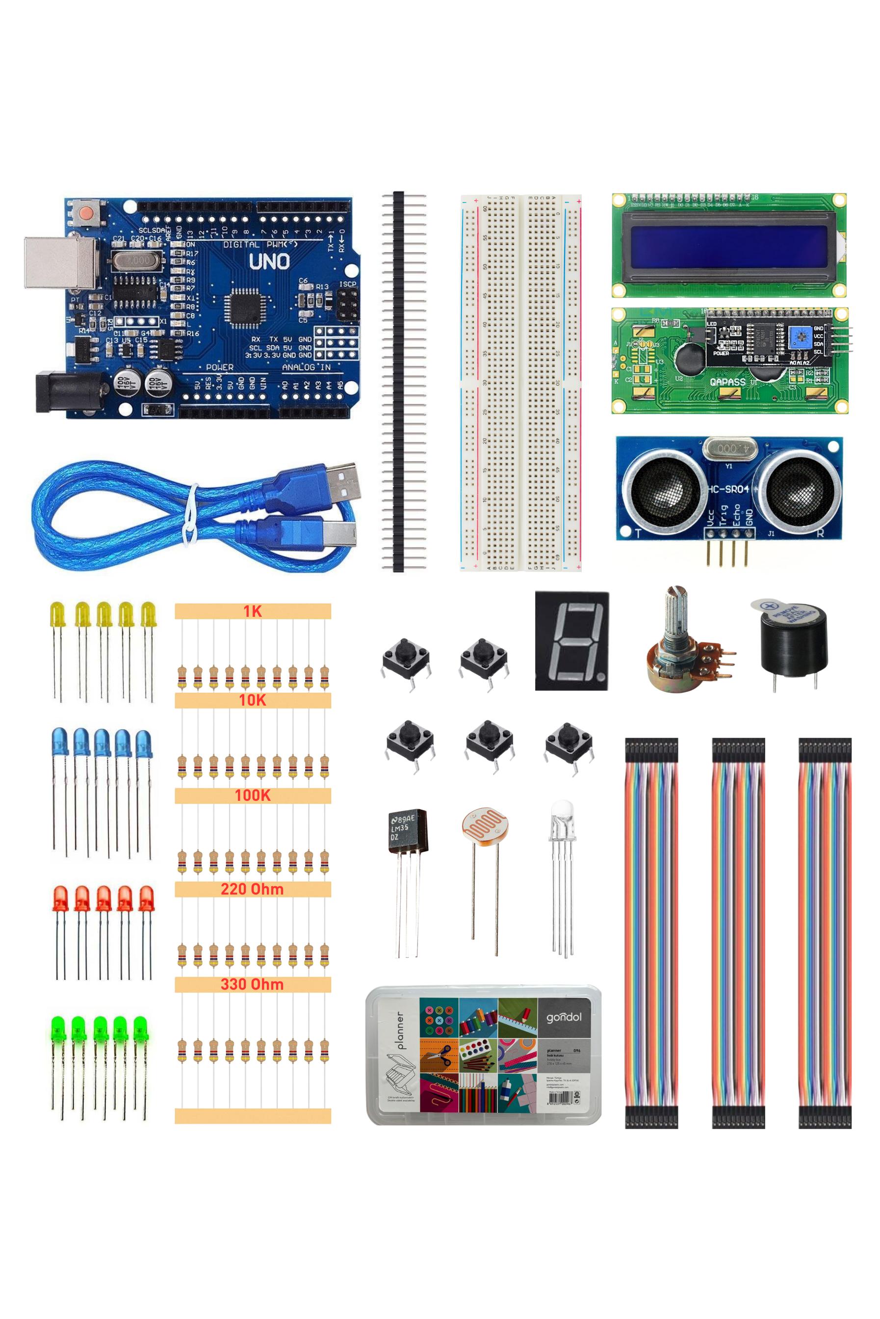 Arduino%20148%20Parça%20Ekonomik%20Başlangıç%20Seti%20(%20Malzeme%20Kutulu%20)