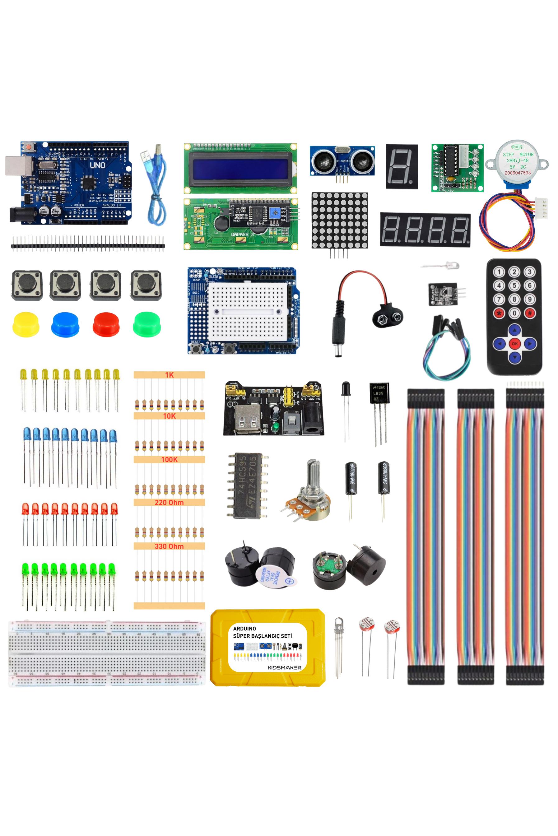 Arduino%20185%20Parça%20Süper%20Başlangıç%20Seti%20(%20Malzeme%20Kutulu%20)